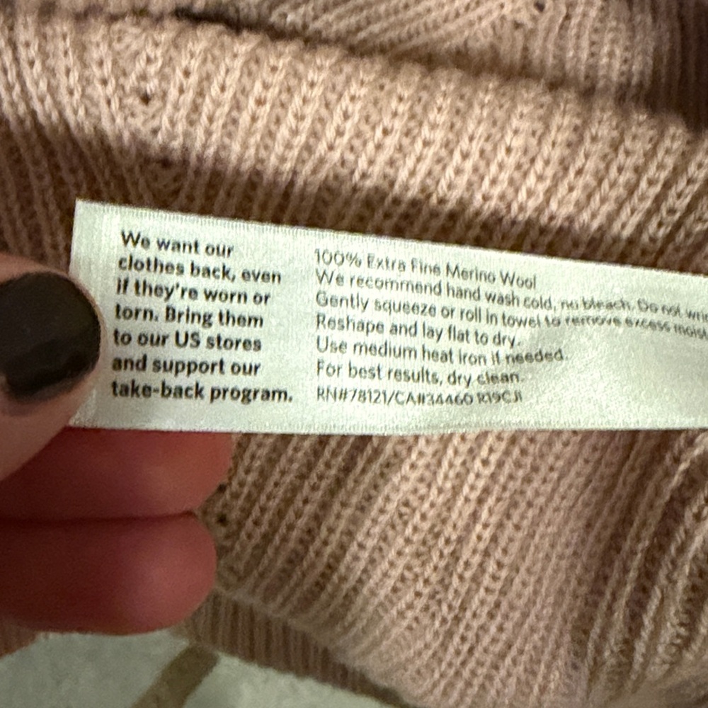 Eileen Fisher Women's Pink Sweater - Picture 4 of 4